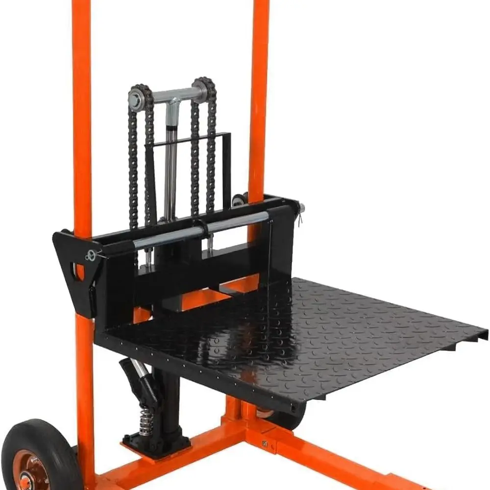 440 lbs Kapazität, 35,8 Hubhöhe, manueller hydraulischer Stapler, Hubwagen-Dolly mit Lenkrollen