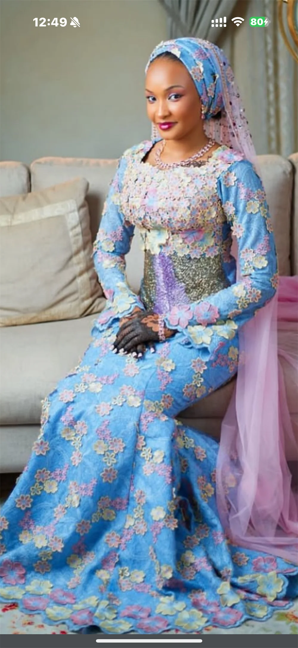 

Purple Luxury African Groom 3D Mesh Lace Fabric 2026 High Quality Lace Bridal Dress Lace Fabric Nigerian Sequins 5 Yards M459-1