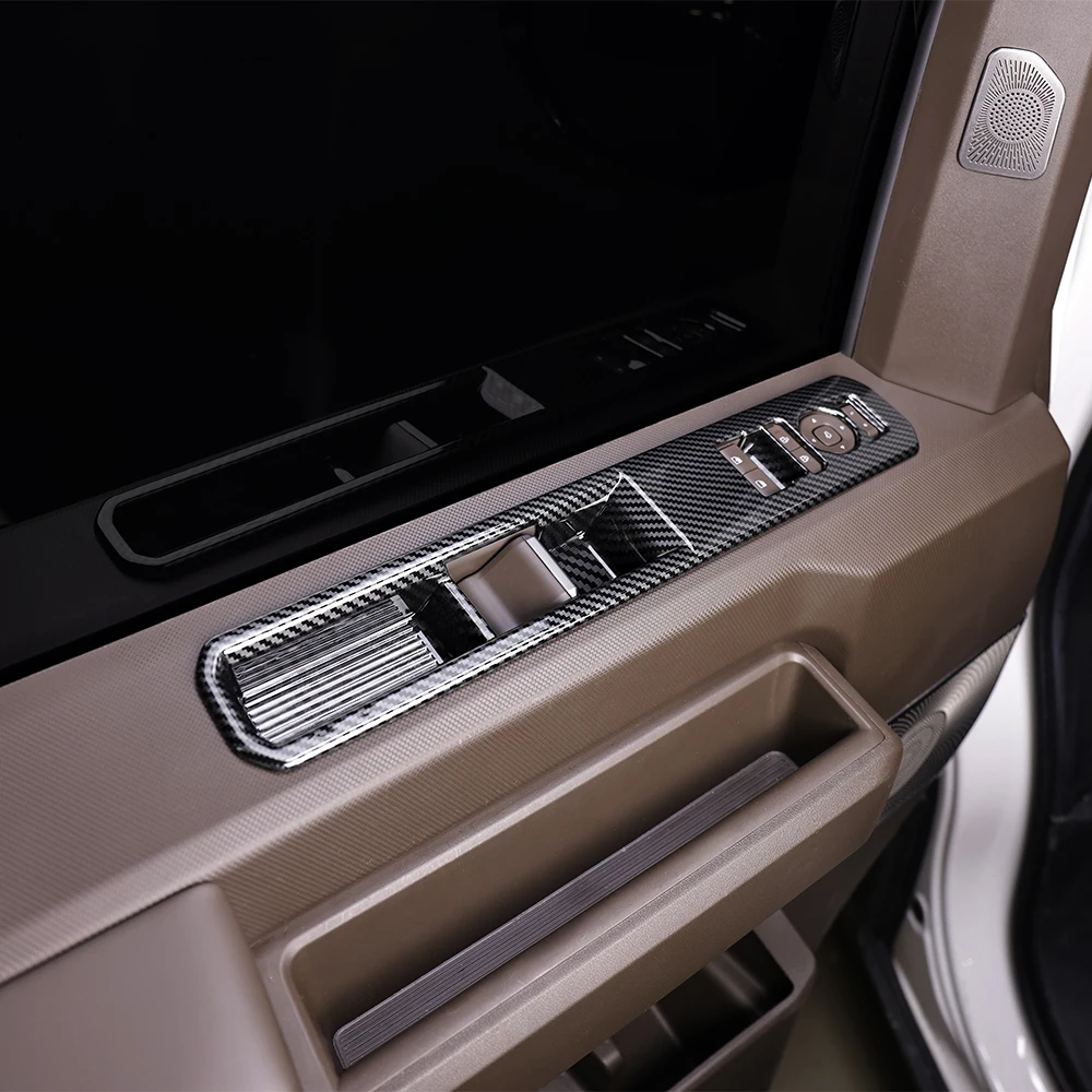 Für KIA PV5 2025-2026 Linkslenker Innentürgriff Dekorative Streifen & Fensterschalter-Abdeckung Auto-Zierleisten Zubehör