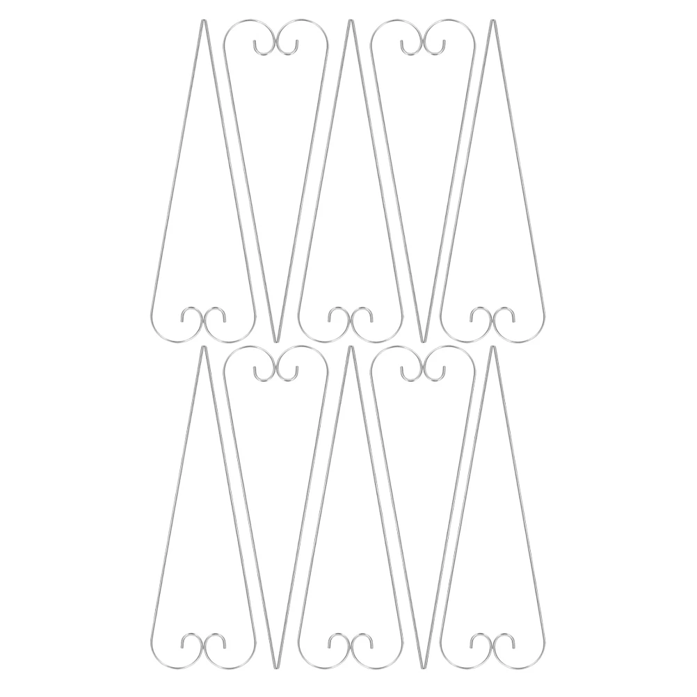 

20pcs Garden Hooks Iron Plant Markers Hangers Outdoor Stakes Signage Shepherd Hooks Lawn Plant Label Stakes Metal Garden