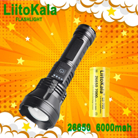 LiitoKala LF-903 1800LM White Laser Flashlight, Zoomable Outdoor Camping Flashlight