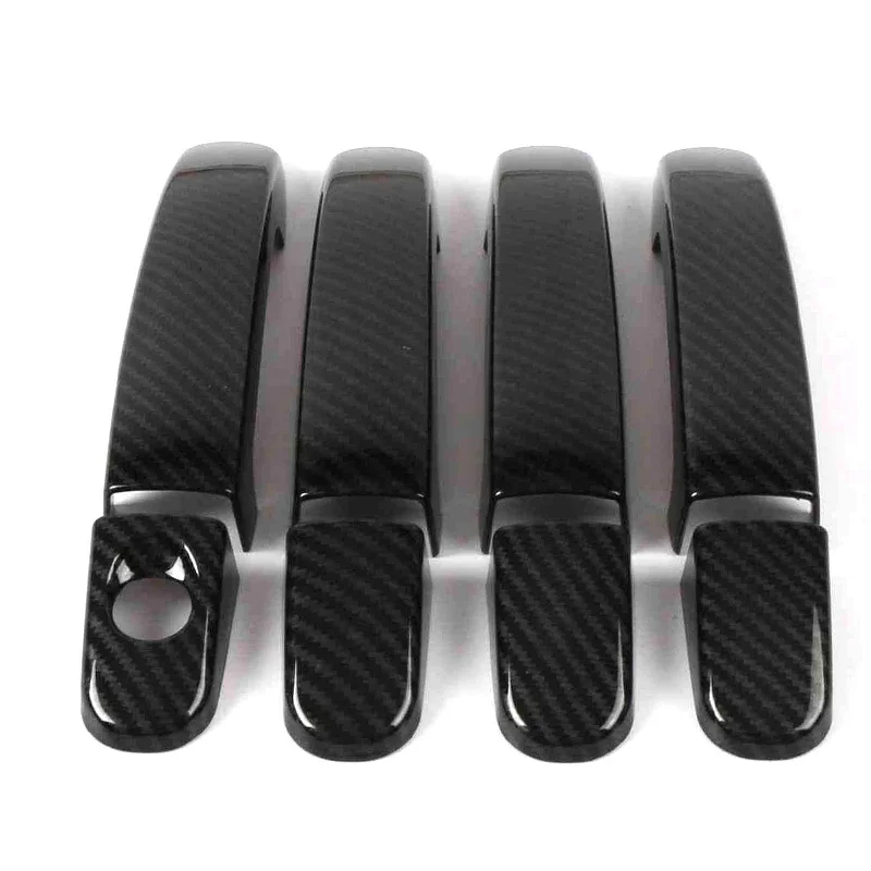 Carbon Fiber Car Door Handle Frame Panel Cover Trim ABS Sticker for Ford Focus MK2 MK3 2005-2018 Kuga Escape Ranger Wildtrak T6