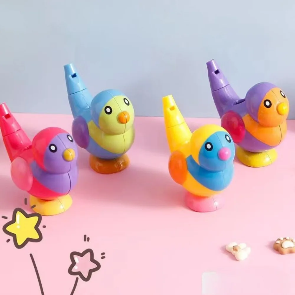 Coloured Drawing Water Bird Whistle Bathtime Musical Toy for Kid Early Learning Educational Children Gift Toy Musical Instrument