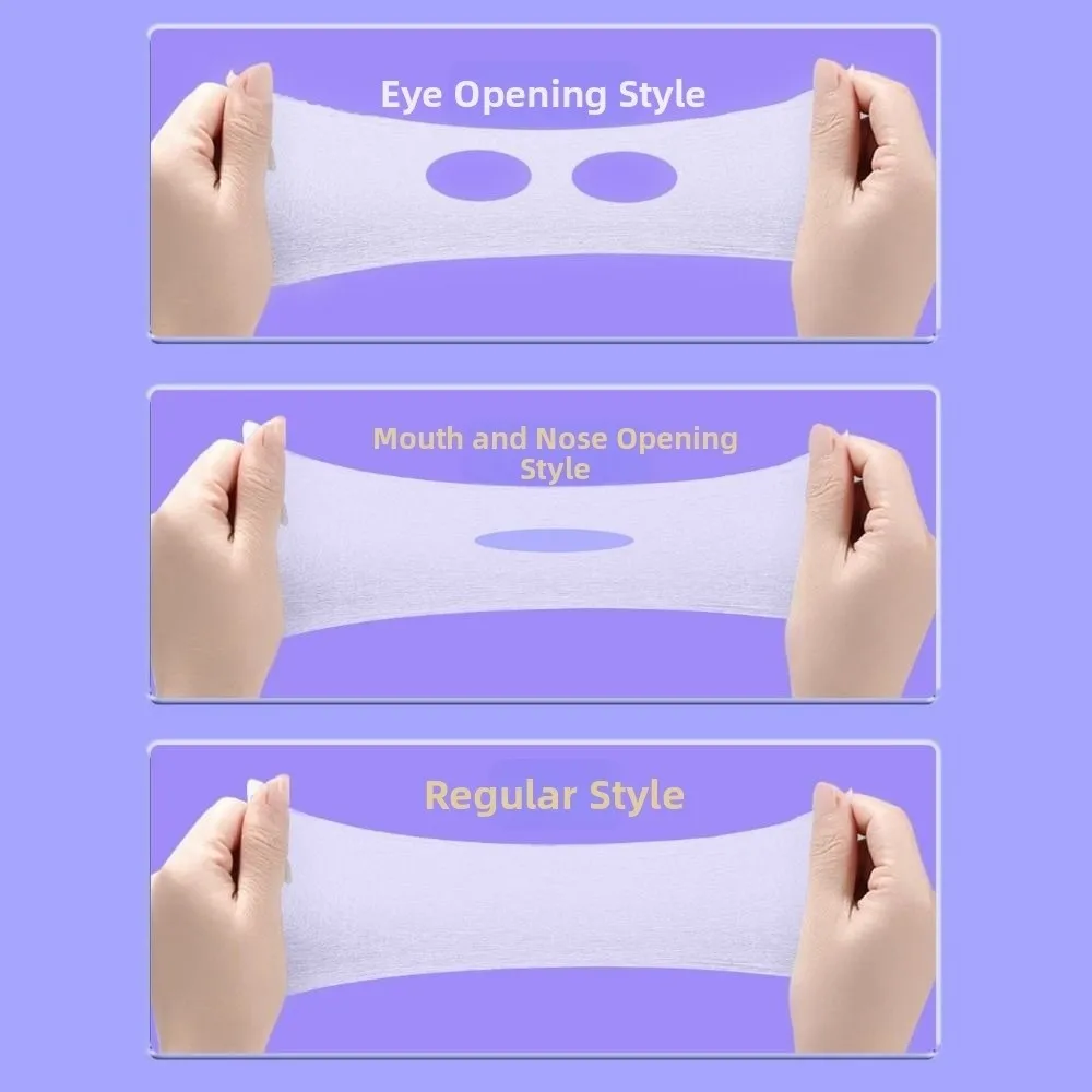 2Boxes 3 in 1 Wet Compress Cotton Pad Soft Skin Care Stretchable Mask Paper Gentle Elasticity Facial Cleansing Pads Women