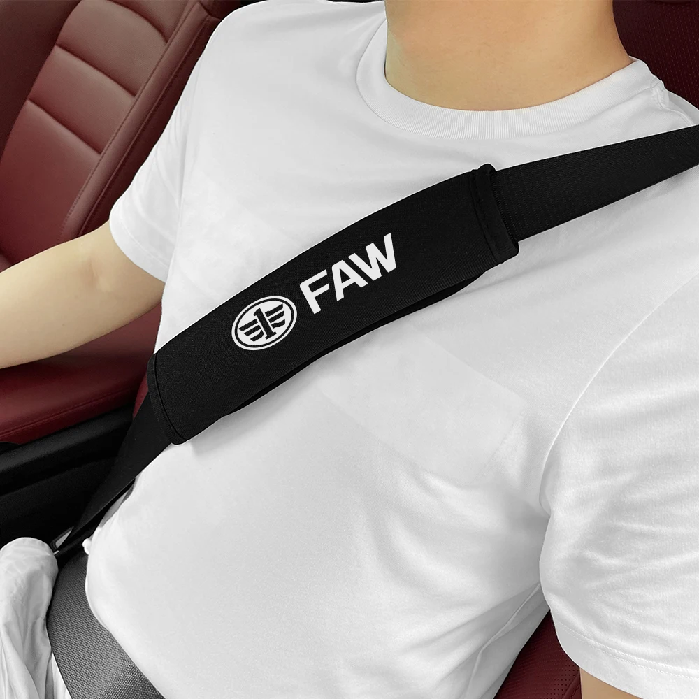 For FAW V5 X80 B50 Besturn X40 T77 V2 Vita F5 V70 D60 J6 F1 V80 B70 R7 N5 N7 B30 T33 Car Seat Belt Cover Pad Auto Accesssories