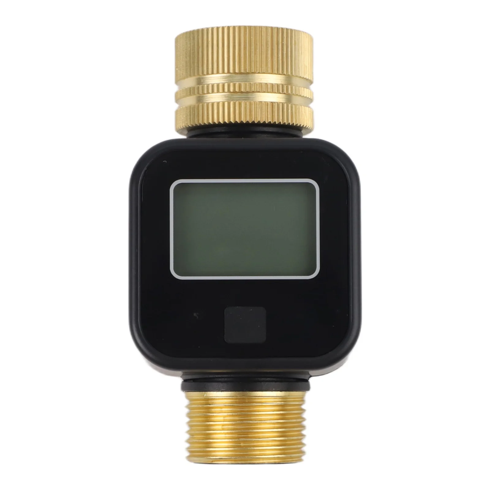 LCD Display Timer Brass Water Inlet Valve ABS Anti-UV Material Built-in Water Flow Recorder 91*49*43.6MM For Garden Use