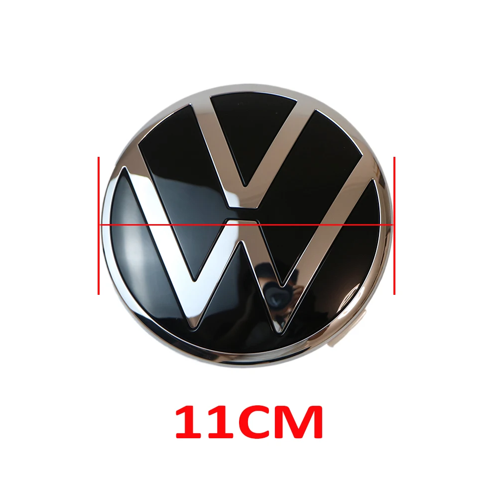 110mm Rear Trunk Badge Logo Emblem Black Silver Stickers For Volkswagen Tiguan/Tiguan L 2017-2025