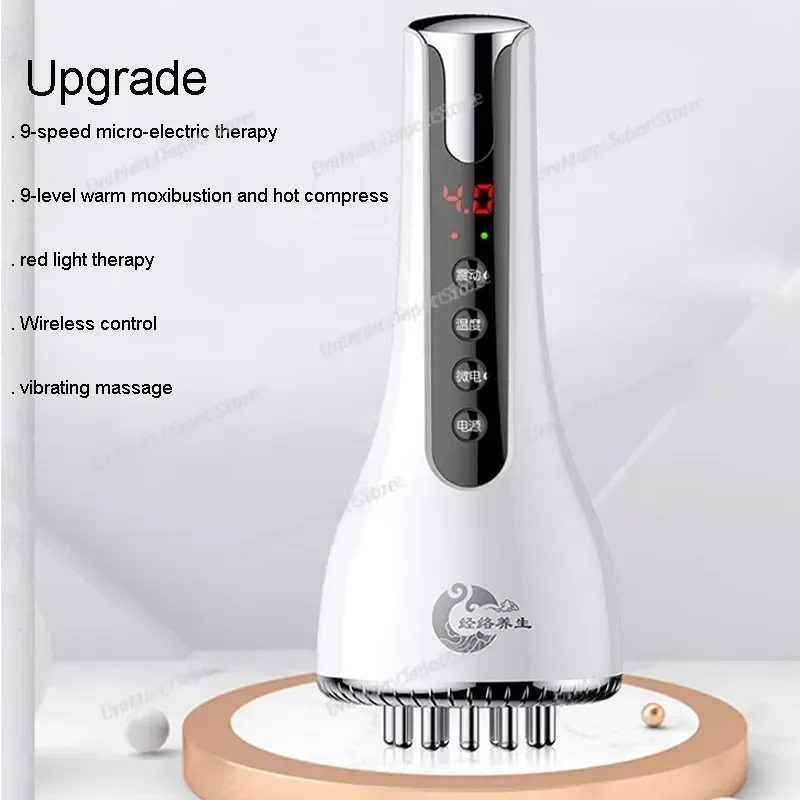 Meridian Scrape Infrared Body Detoxification Massage Comb Regimen Dredging Warm Brush Shape Promote Blood Relaxing