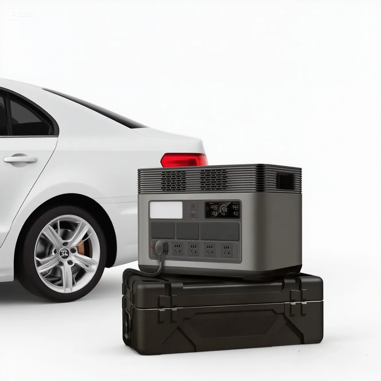 

Powerful Reliable 1800W Portable Power Station Solar Generator for Outdoor Camping Emergency Backup Power