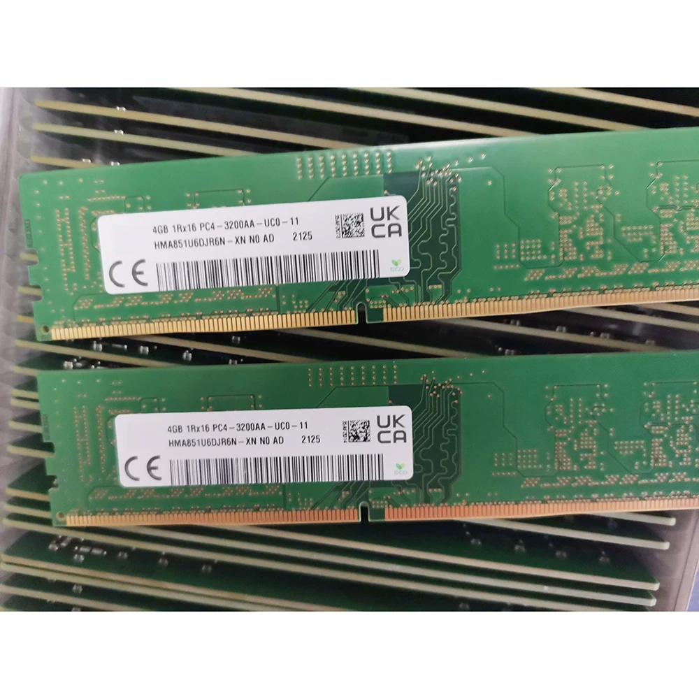 Imagem -03 - Memória Ram Ddr4 4gb 1r x 16 3200 para Hyundai Hynix Alta Qualidade Parte Hma851u6djr6n-xn