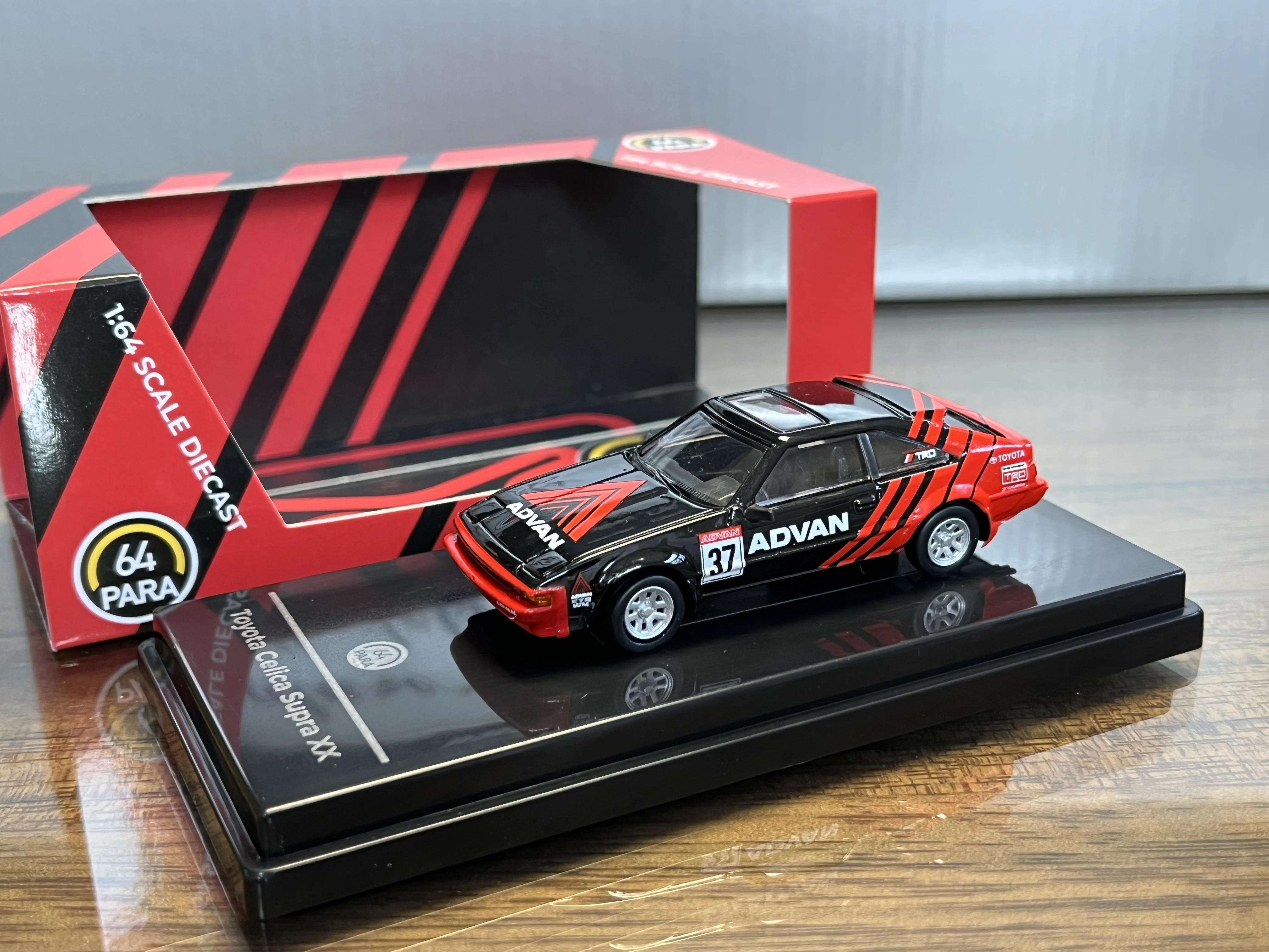 PARA Diecast 1/64 Scale Toyota Celica Supra Rally Racing Car Model Alloy Toyota Celica Supra Vehicle Model Collected Display
