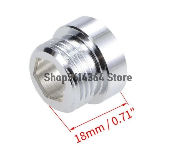 Faucet Adapter G1/2 Male Thread to M22x1.0 Female Thread Copper Aerator