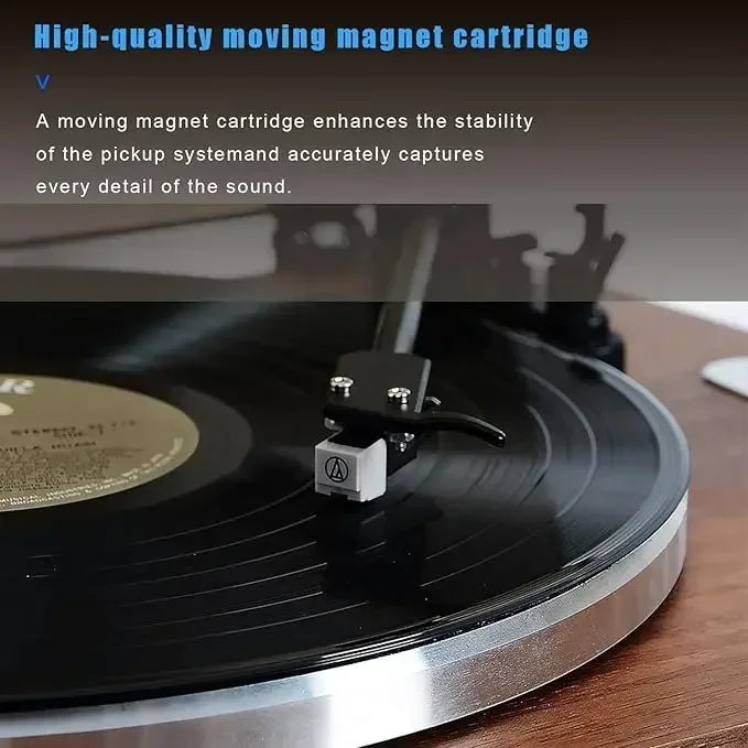 2025 Giradischi in vinile retrò vintage con sistemi stereo BT e AUX Giradischi audio domestico Altoparlanti Stile vintage retrò