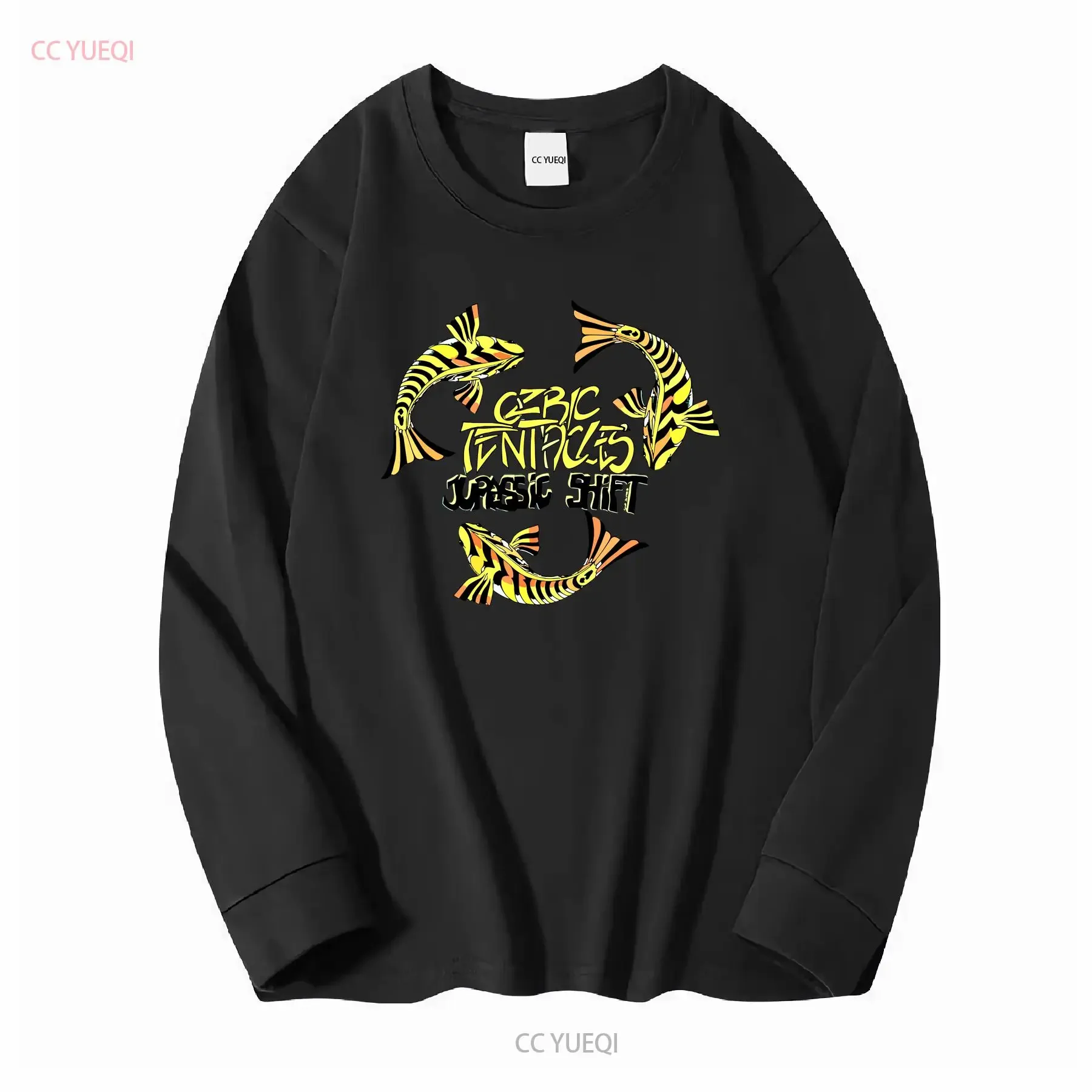 Vintage 1993 Ozric Tentacles Jurassic Shift Promo T Shirt XL Psychedelic Rock long or short sleeves vintage Washed fashion