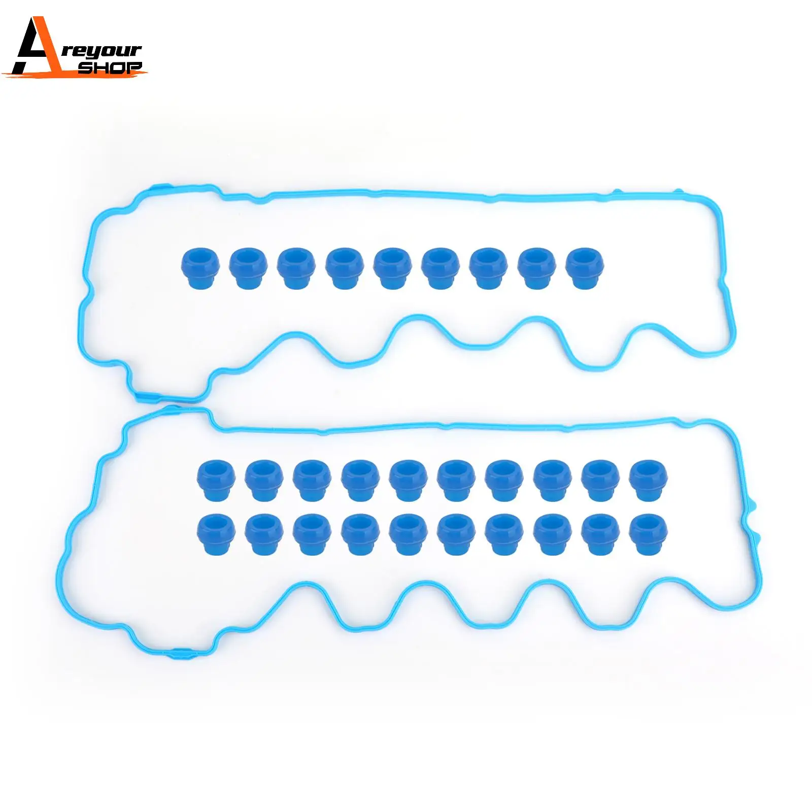 Areyourshop Valve Cover Gasket For Ford F150 F250 2004 2005 2006 For Lincoln For Mercury 4.6L 5.4L Triton VS50664R VC4173G Car