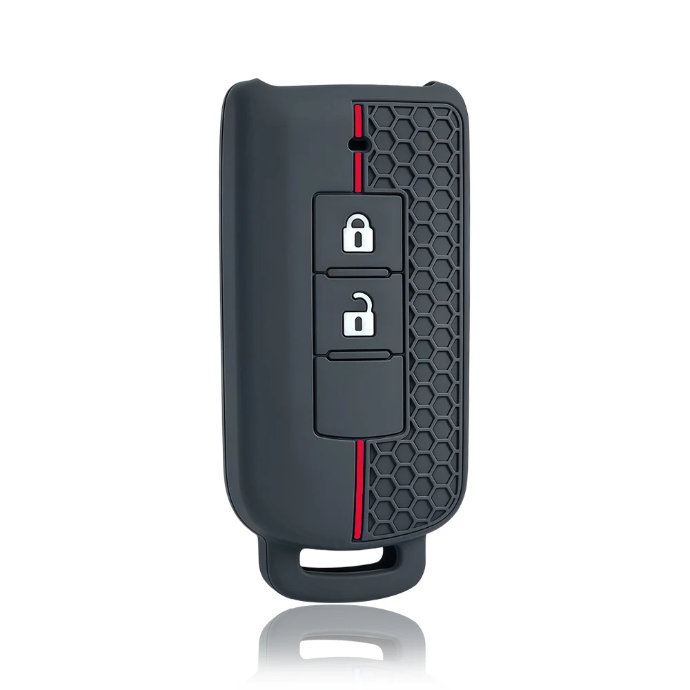 

Silicone Car Key Case Cover For Mitsubishi Outlander Xpander Triton ASX LANCER Pajero Sport 3 2020G Eclipse Cross L200