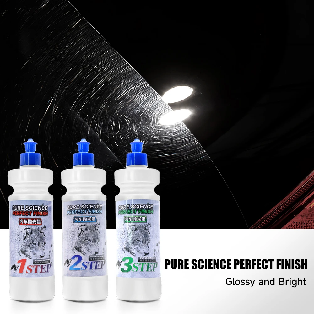 DETAILING Car Body Grinding Compound Paste Heavy/ Medium/Finish Cut Car Compound Liquid for Scratch Repair Agent Compound