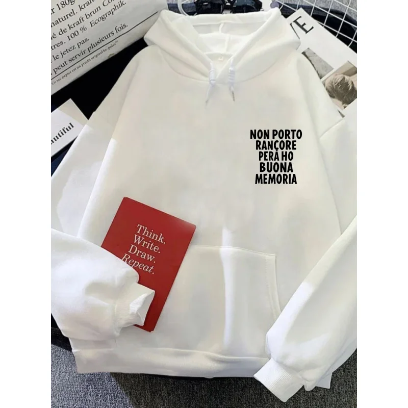 Men's Hoodie White …