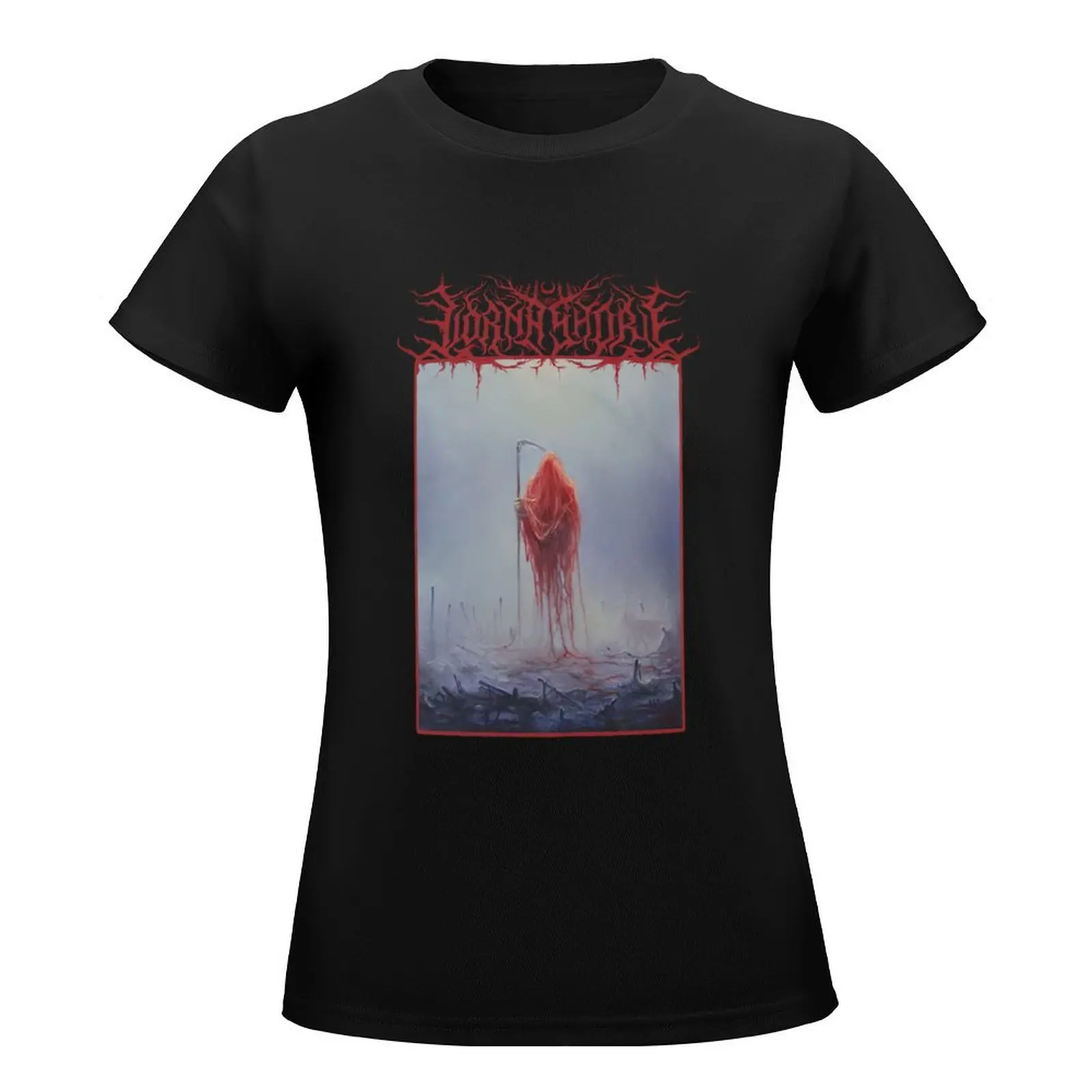 And I Return To Nothingness Lorna Shore T-Shirt summer top Blouse female Womens clothing