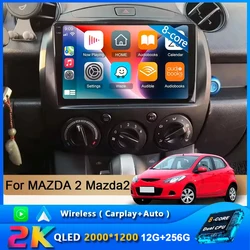 Android 15 Car Radio Multimedia Player For MAZDA 2 Mazda2 2007 2008 2009 2010 2011 2012 2013 2014 GPS Navi 2din 2 din Autoradio