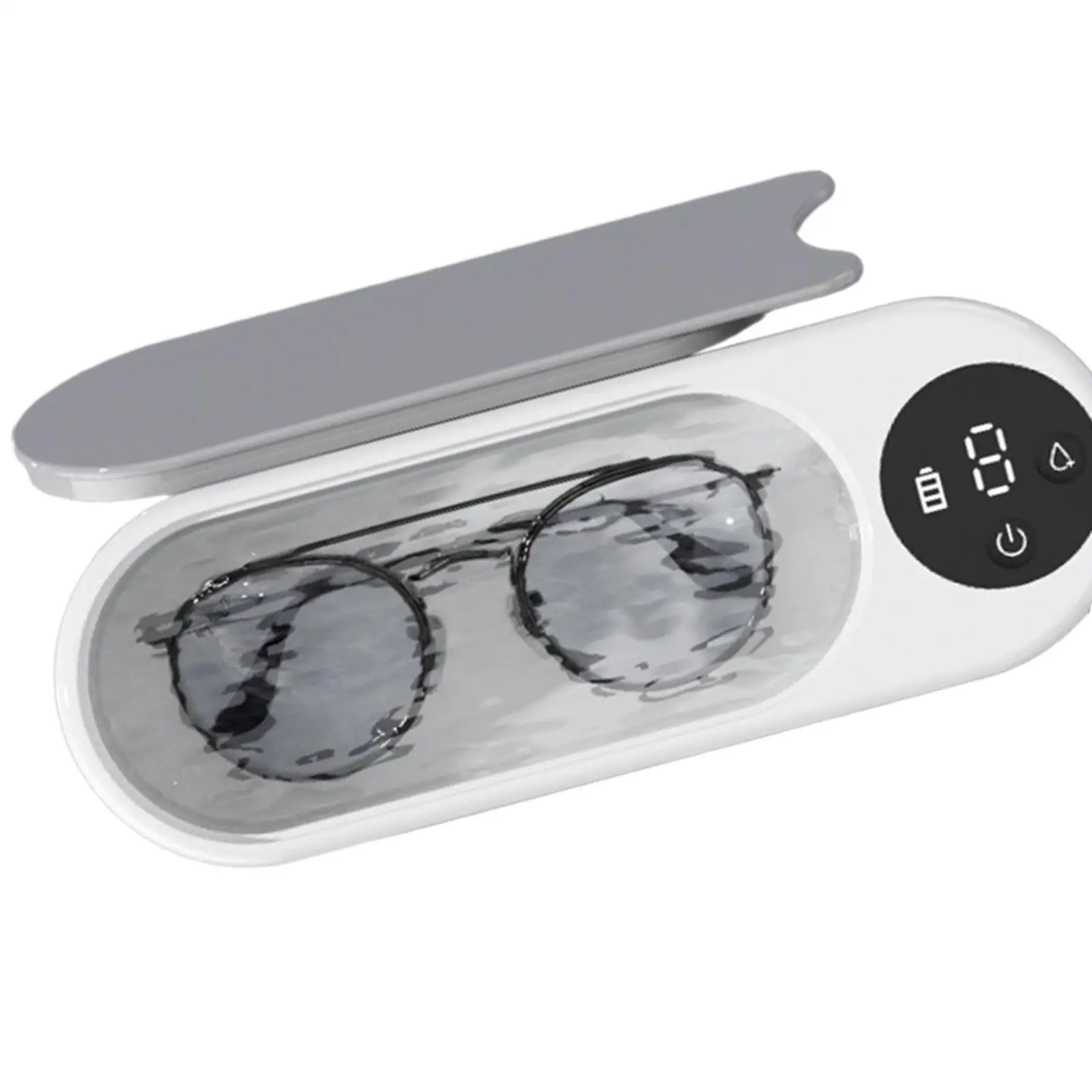 Jewelry Cleaner Rechargeable Cleaning Box for Eyeglasses Makeup Brushes Keys