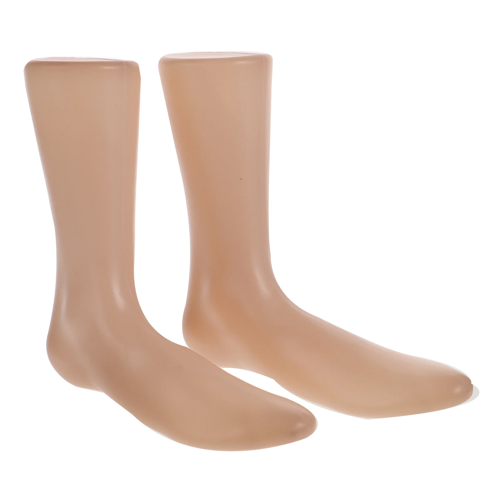 

2 Pcs Foot Mold Shoe Socks Model Props Mannequin Display Dress for Shoes Men and Women