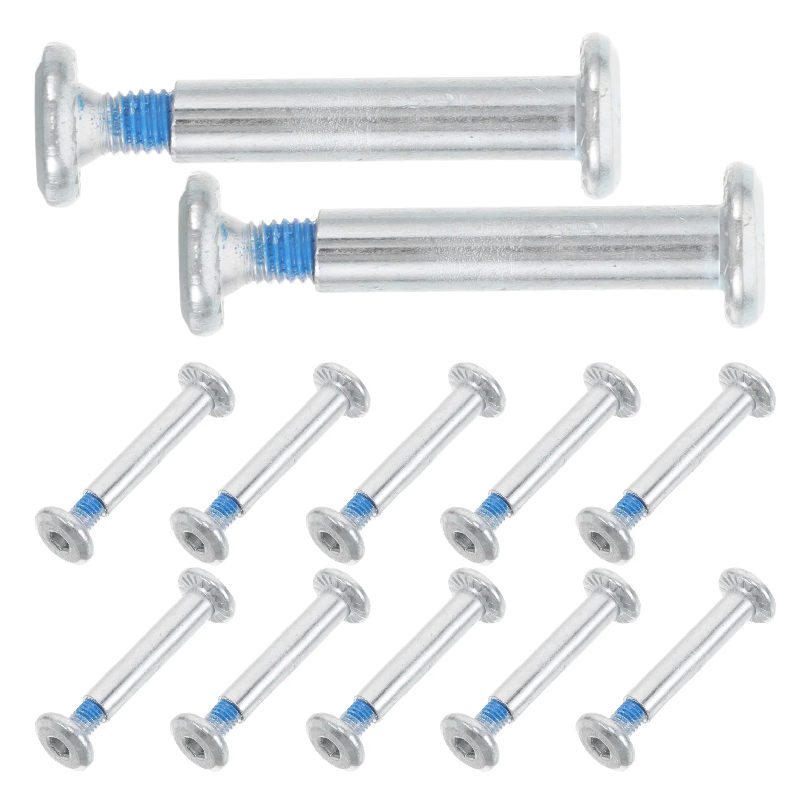 

20pcs Roller Skate Screws Skates Axle Screw Set Universal Skateboard Bearings Replacement Hardware Metal Screws