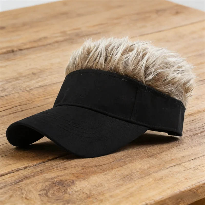 Performance Wig Golf Baseball Hat Hip-Hop Sun Hat Funny Duck Tongue Sun Hat Men's And Women's Pointed Wig Hat