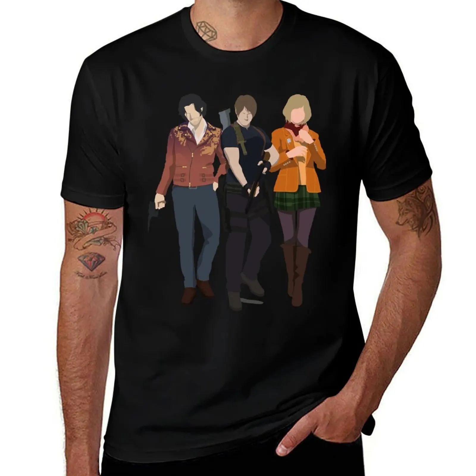

Resident Evil 4 Team T-Shirt designer shirts Funny t-shirt men workout shirt