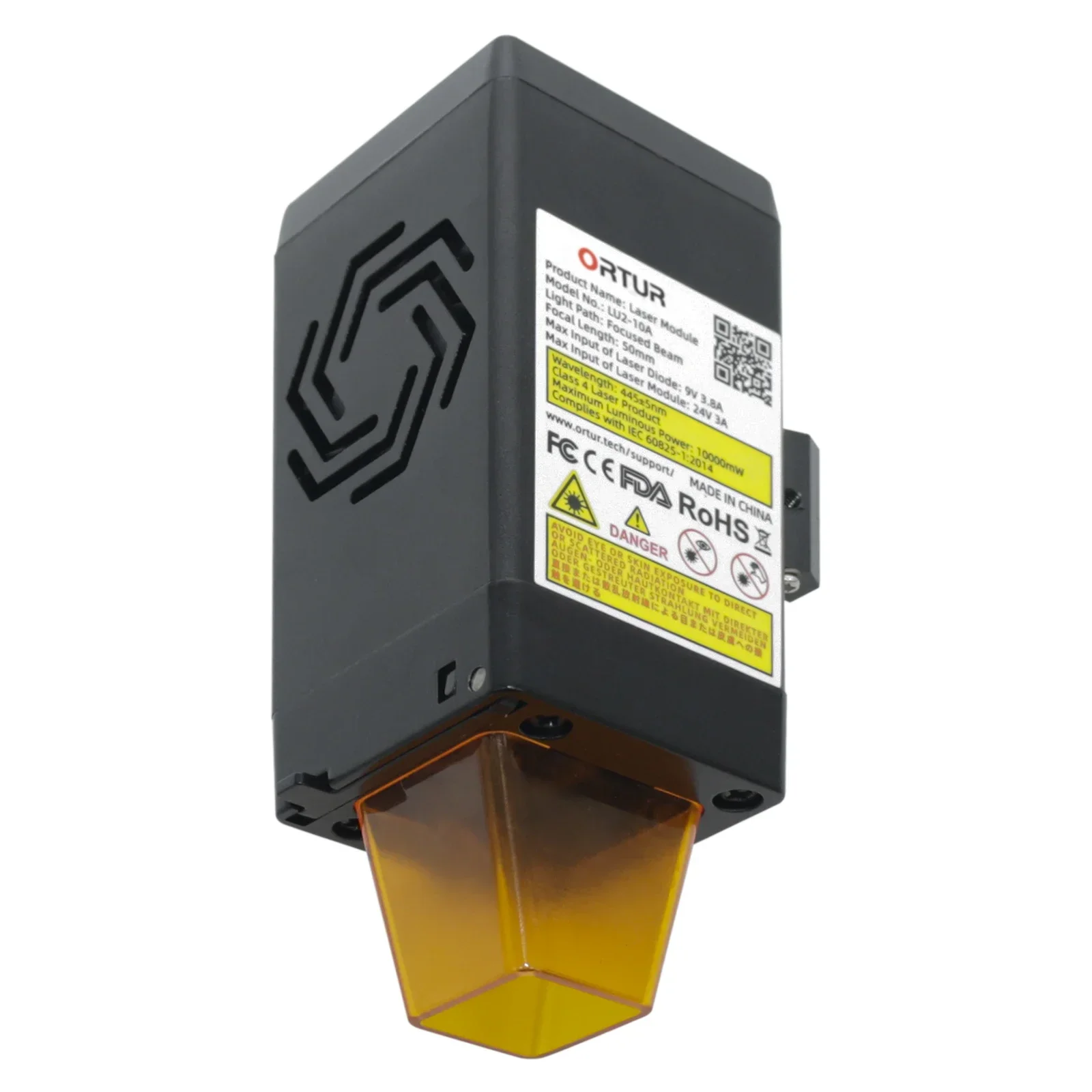 10W 15000mm/min ORTUR LU2-10A  Laser Module High Precision Laser Beam Laser Head Module for Ortur Engraving Machine