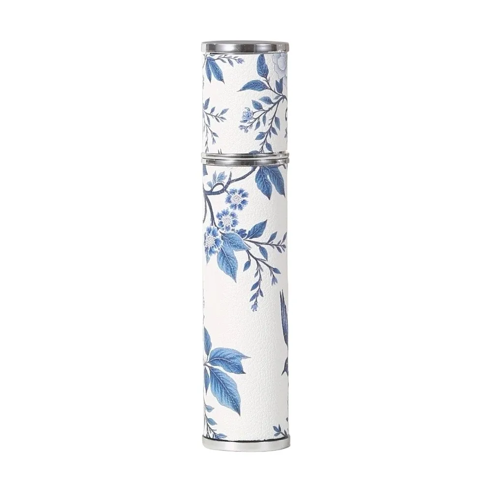 Practical Refillable 10ml Bottle Reusable Portable Leather Empty Atomizer Pocket Size Leak-proof Cosmetic Container Home