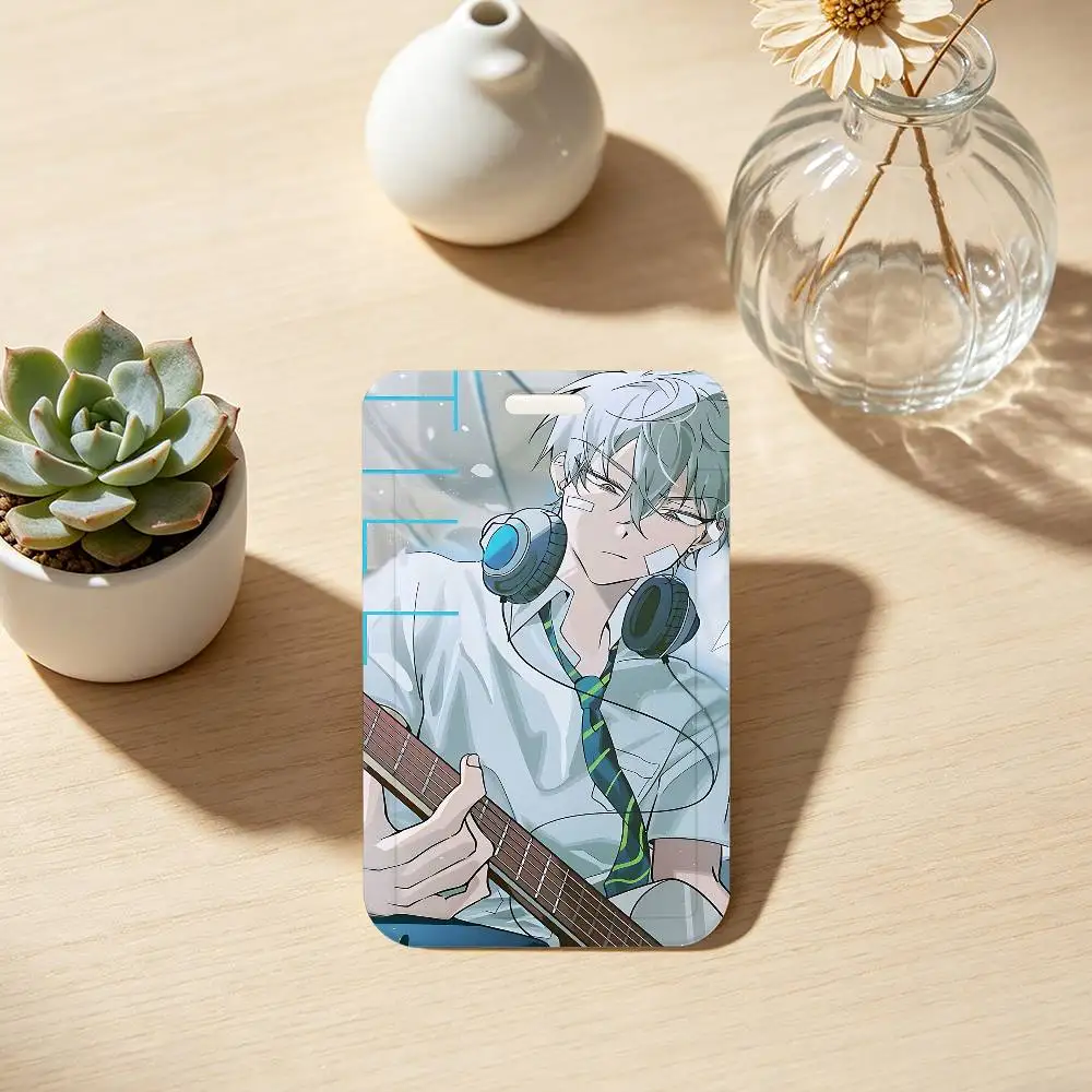 Anime A-Alien S-Stages ID Badge Holder With Lanyard Neck Strap For Office School Name Card Credentials Case