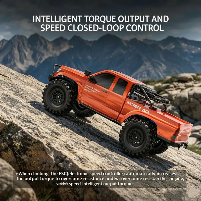 Hyper Go H8e Rc Climbing Truck 1 8 Full Proportional Sensored Brushless Off Road Pickup Rock Climbing Outdoor Hobby Enthusiasts