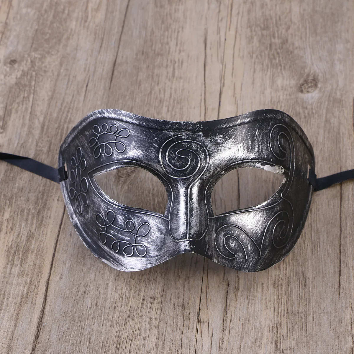 Half Face Mask Creative Engraved Design Masquerade Costume Party Halloween Wedding Accessory