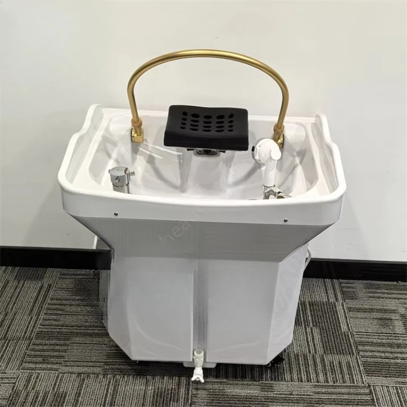 Head Spa Sink Spa Thai Massage Shampoo Chair with Steam Shampoo Barber Shop