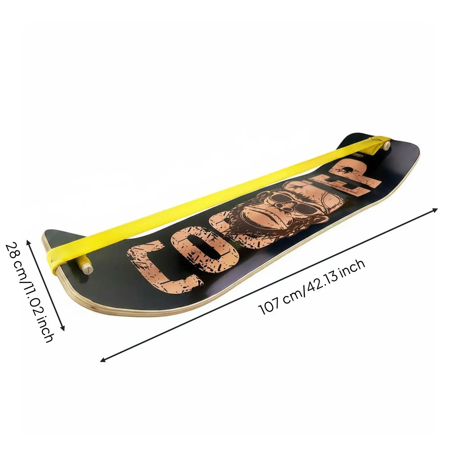 Strap Balance Board Multi-Use Wooden Balance Board Stable