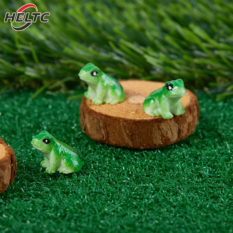 5/10Pcs Mini Frog Statue,animal Model,fairy Tale Garden Micro Landscape,resin Crafts,home Decoration Accessories,party Decoratio