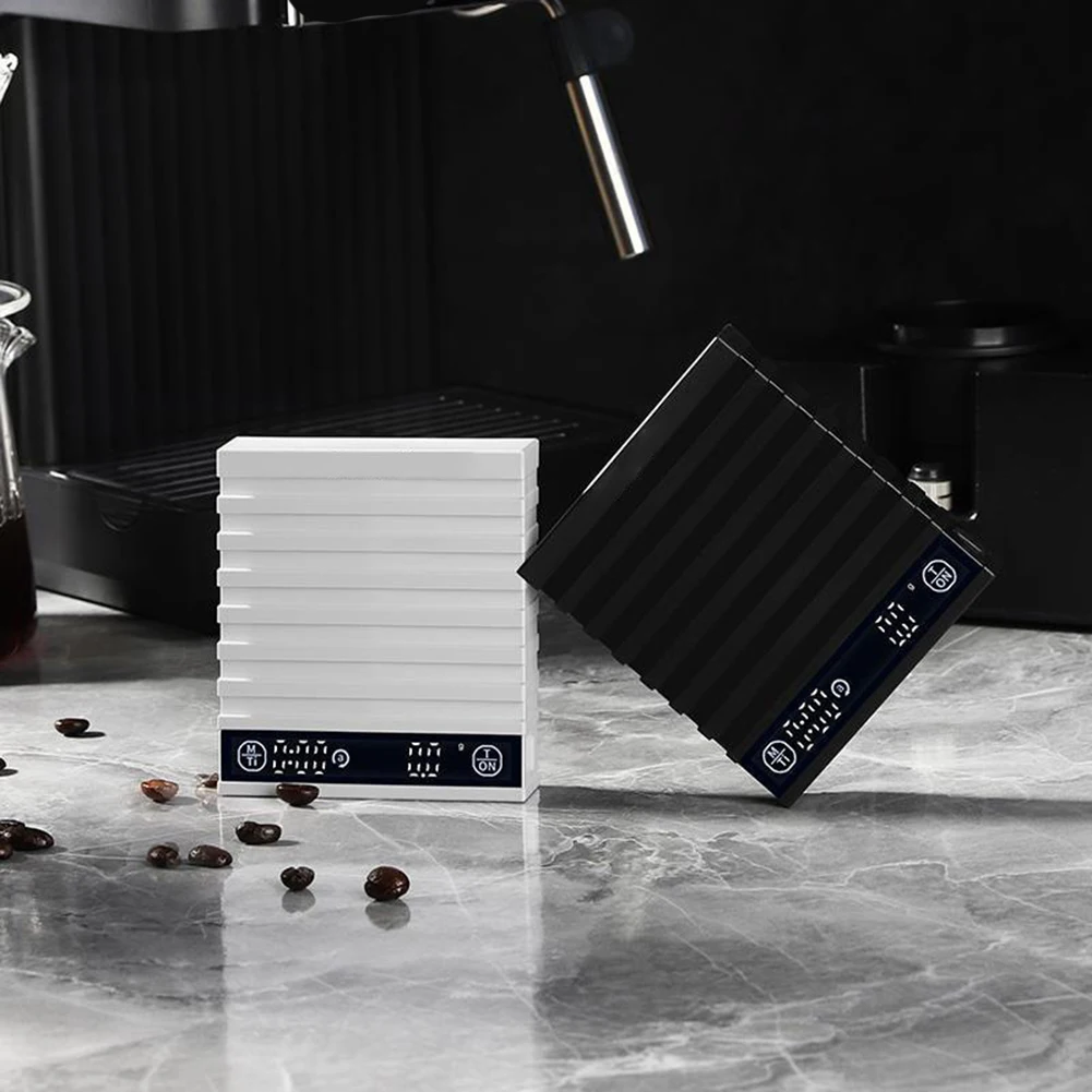 1PC Portable Coffee Electronic Scale With USB Cable Precision Coffee Scale With Timer Brew For All Pour Over Methods