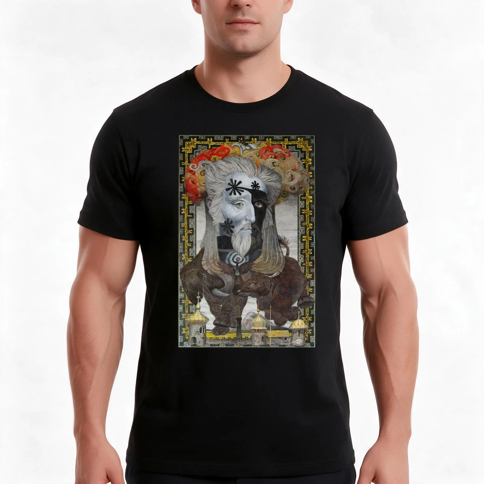 Oliver Grimley Self Portrait 1979 Men T Shirt man t shirts for men