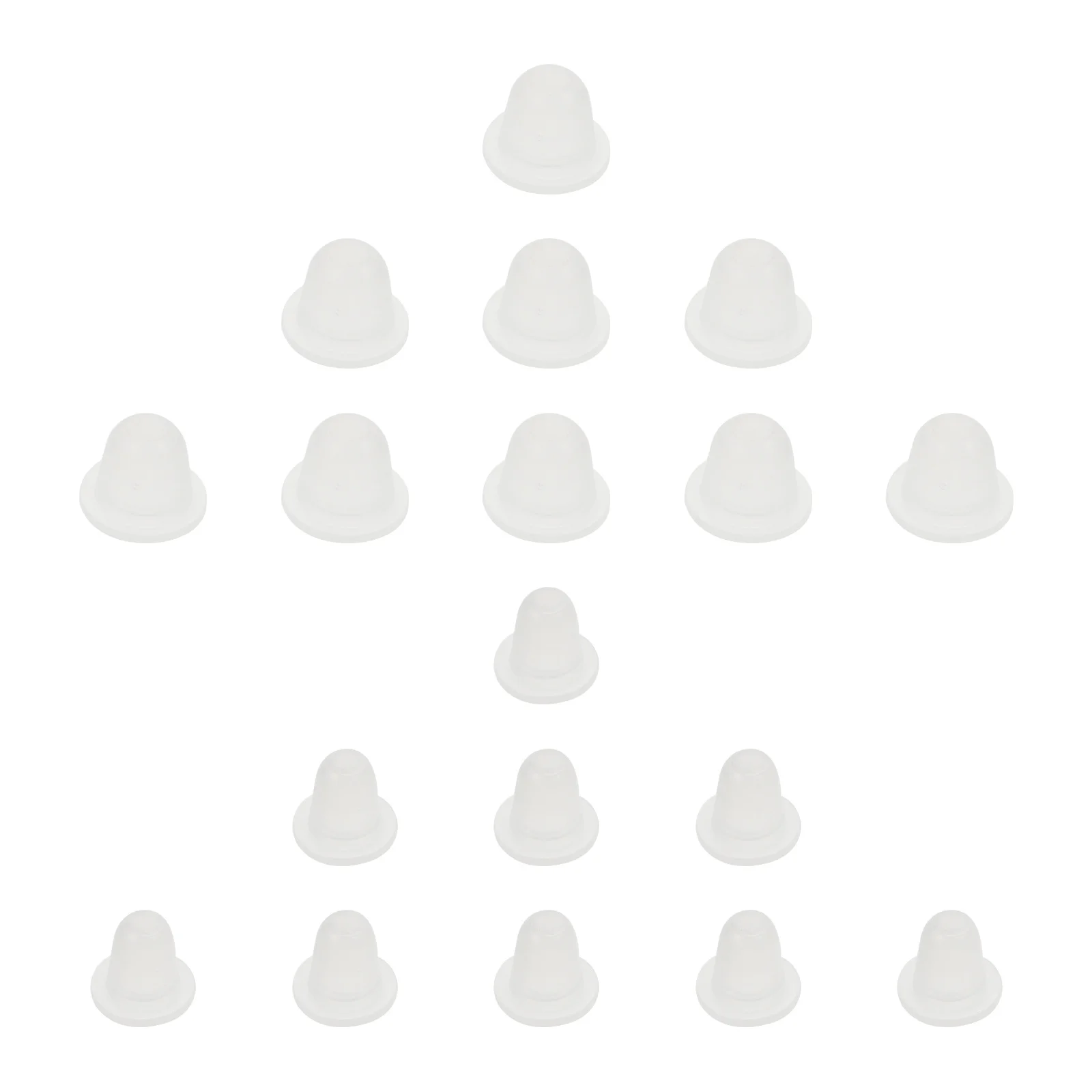 200 قطعة أكواب صبغ الوشم السيليكون على شكل حرف U مقاومة للانسكاب أصحاب الحبر القابل للتصرف لصبغة الوشم ومستلزمات المكياج #5