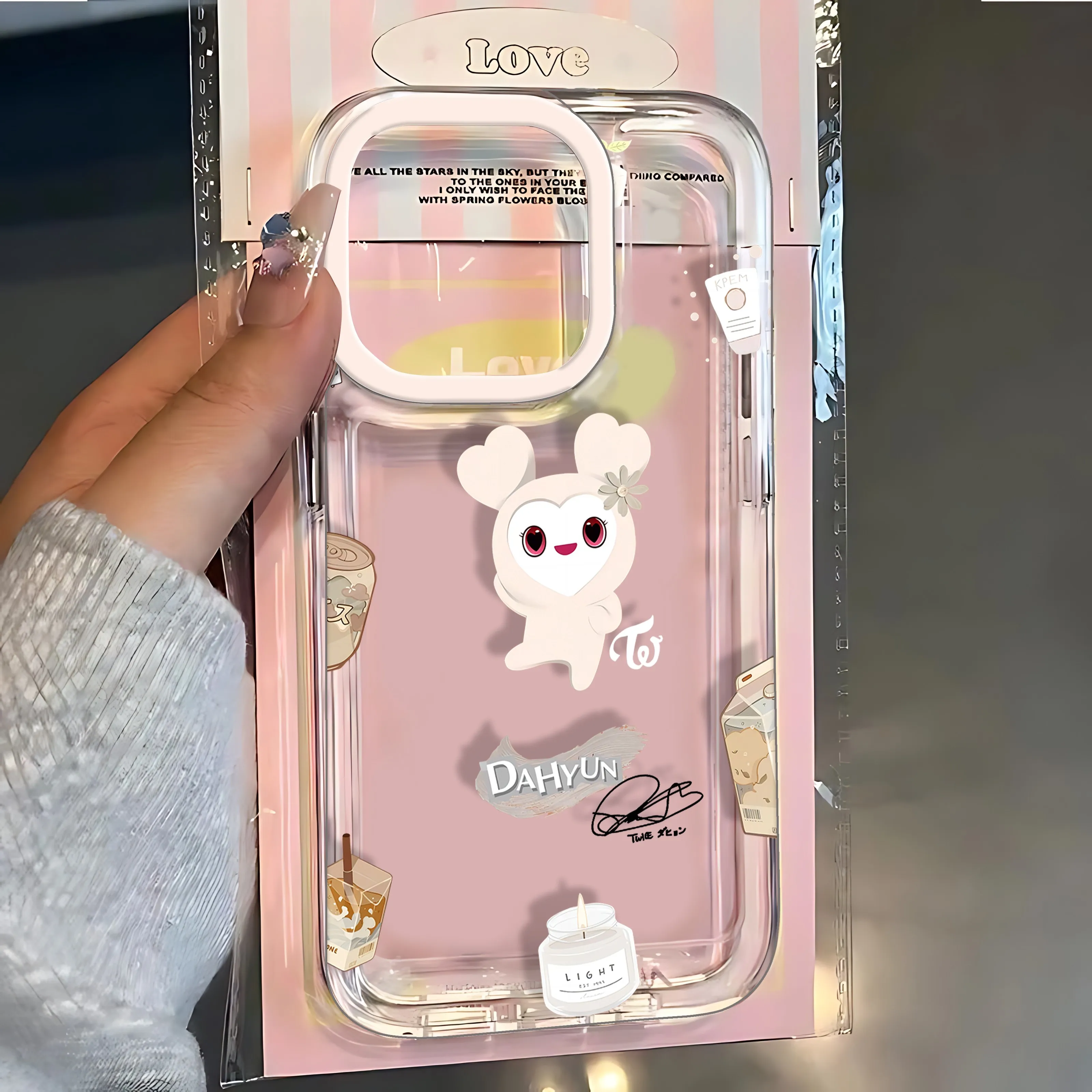 KPOP Girl TWICEs Clear Space Phone Case For Oppo A2 A3 A9 A5 A16 A53 A55 A60 A72 A76 A78 A92 A92S A74 A97 A98 Pro 5G Clear Cover