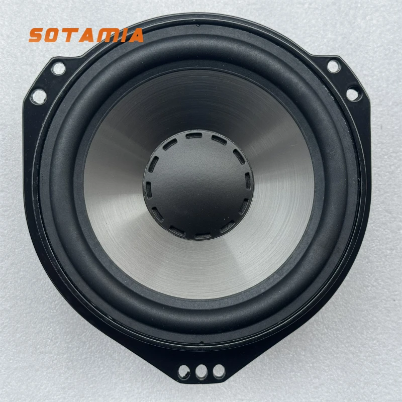 

SOTAMIA 1 шт. 6,5-дюймовый средний басовый динамик 4 Ом 65 Вт модифицированный динамик для двери автомобиля резиновый край алюминиевый каркас голосовое аудио