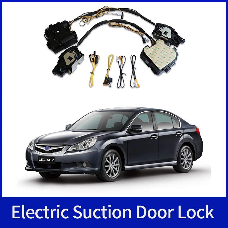 

Для Subaru LEGACY 2011 ~ 2023 автомобильный привод с мягким закрыванием дверной защелки, автоматический электрический поглощающий всасывающий бесшумный доводчик