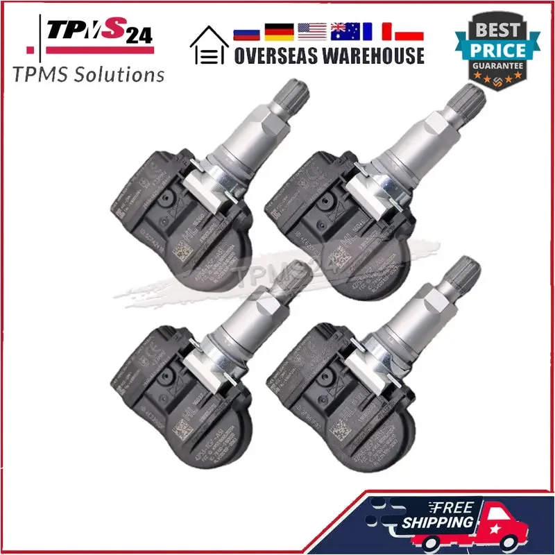 

For 2015 2016 2017 Honda Pilot 42753-TG7-A51 42753-T6N-A01 433MHz 4PCS TPMS SENSOR TIRE AIR PRESSURE SENSOR