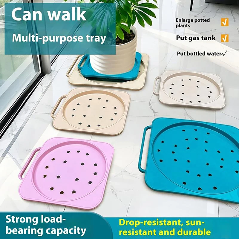 

Kitchen Mobile Flower Pot Bucket Gas Base Support With Wheels Gas Bottle Tray Fixing Placement Frame Outdoor Tableware