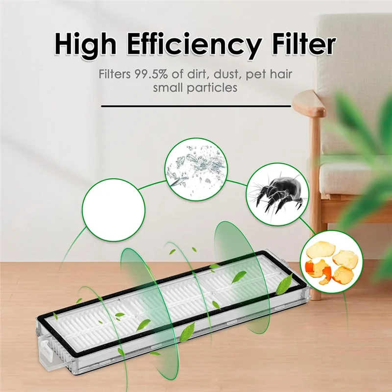 Roborock S8 Maxv Ultra/ S8 Max Ultra 진공 청소기 부품 교체 부품용 AT28-HEPA 필터