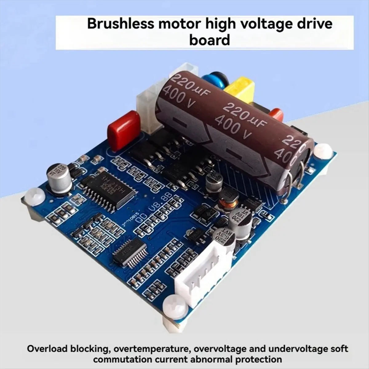 Super Sale Brushless Motor Drive Control Board High Voltage Drive Module with over Temperature/Overload/Overvoltage Protection