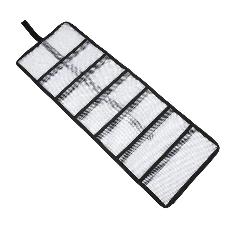 A99I-Fishing Lure Wraps Roll Up 6 Pocket Lure Bag Protective Cover Saltwater Hook Covers Trolling Lure Protector Tackle Box view 3