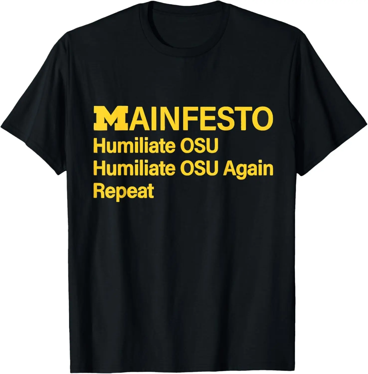 Manifesto Humiliate Osu Humiliate Osu Again Repeat Gifts Fun T-Shirt Hoodie