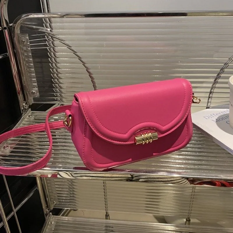 

Elegant Leather Women's Handbag High-End Luxury Brand Classic Fashionable Elegant Embellishment Trendy Bag​